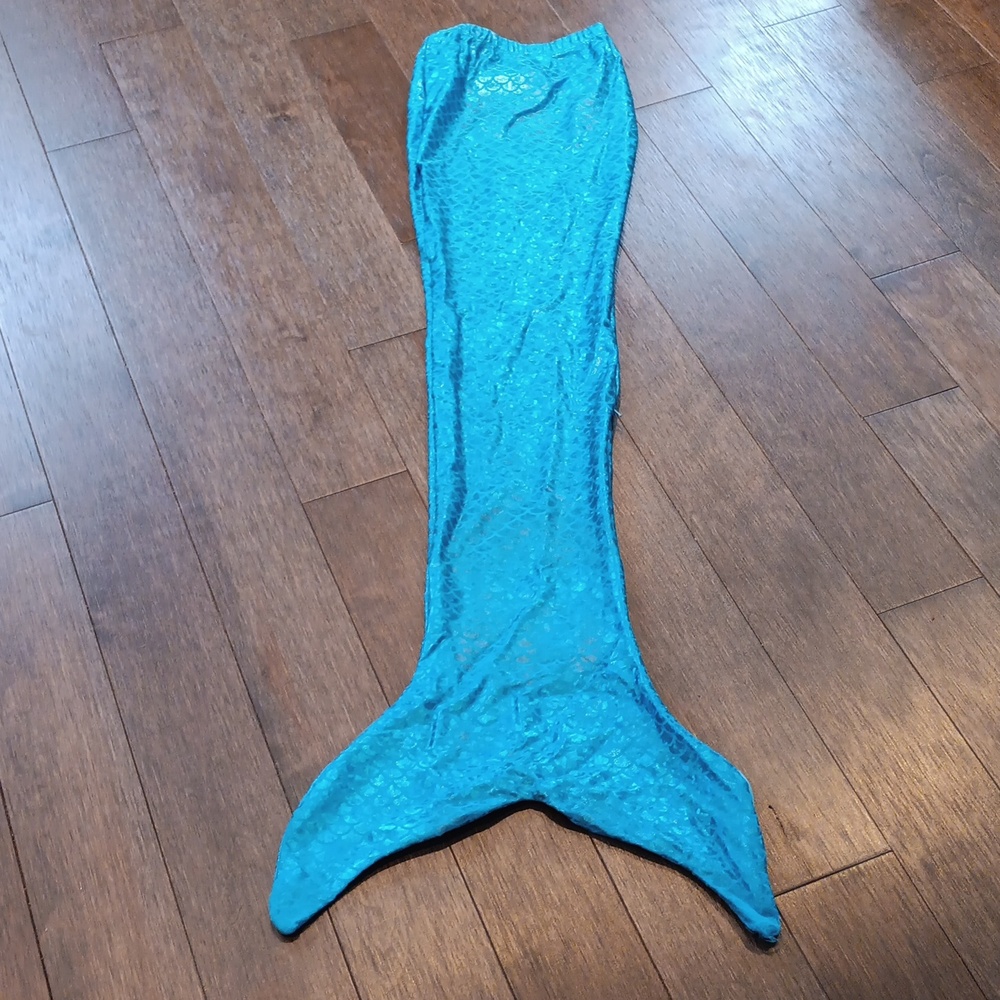 # Fantasy Fin Shimmering Blue Girl's Mermaid Swim Tail